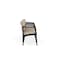 Lesro Lenox Steel 4 Seater with Center Arms, Stone (Beige) Seat, Stone Back, 85.5 W 24.5 L 32 H LS4103 - alternate 3